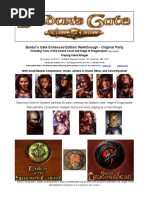 Download Baldurs Gate Enhanced Edition Walkthrough - Original Party by bg2mez SN293094929 doc pdf