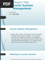 Courier Management System - Presentation