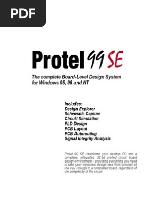 Protel 99 se windows 10 software