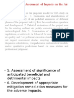 Prediction and Assessment of Impacts On The Air