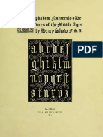 Alphabets, Numerals & Devices of The Middle Ages (1843)