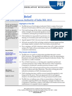 Legislative Brief - Civil Aviation Authority of India Bill, 2013