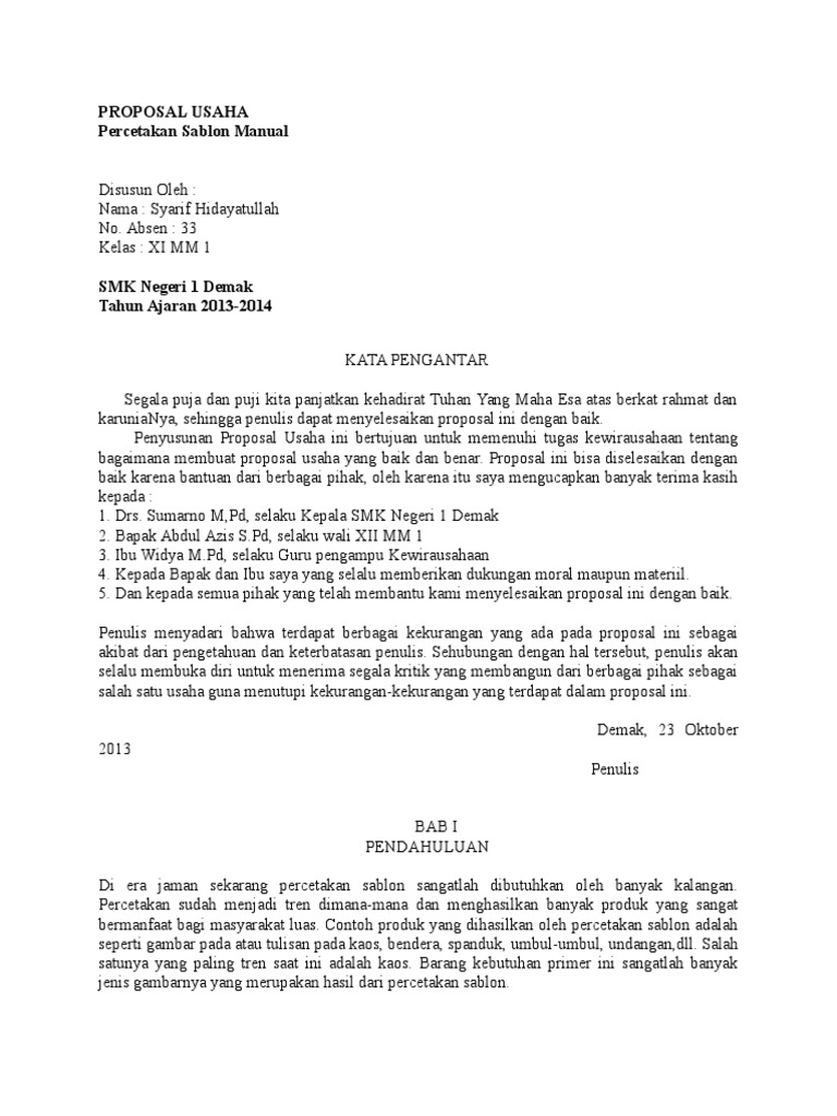 Surat Formal Menjalankan Survey