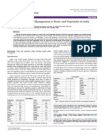 Scope of Supply Chain Management in Fruits and Vegetables in India 2157 7110 1000427