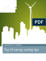 Top 10 Energy Saving Tips