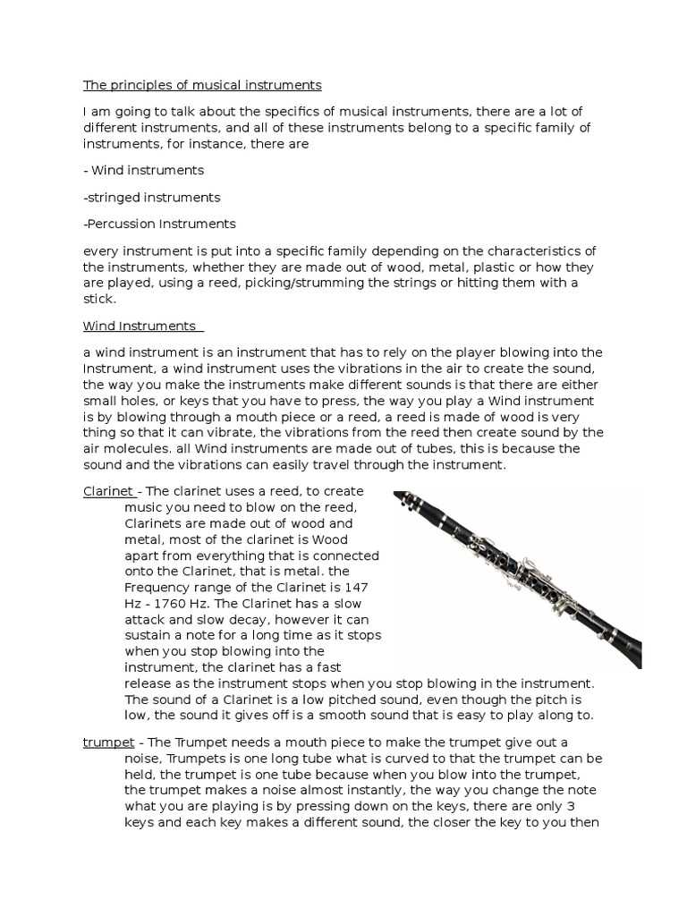 The Principles of Musical Instruments PDF String Instruments Guitars