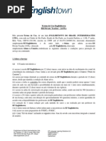 Termos de Uso EF Englishtown