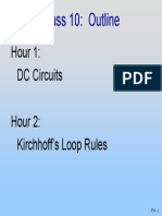 Dc Circuits Kirchoffs Rule