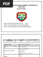 resignificacion de plan de area 2015 parte conceptual