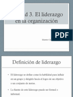 Unidad 3.el Liderazgo en La Organización PDF