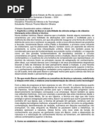 Segundo Questionário Do Módulo II