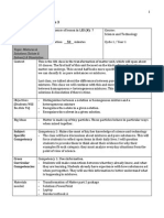 Lesson Plan 4 - Mixtures