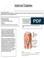 Gestational Diabetes Teaching Plan