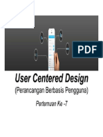 7 User Centered Design