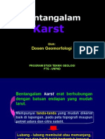 Analgeomorfologi 09 Karst