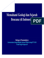 Sejarah Bencana Geologi