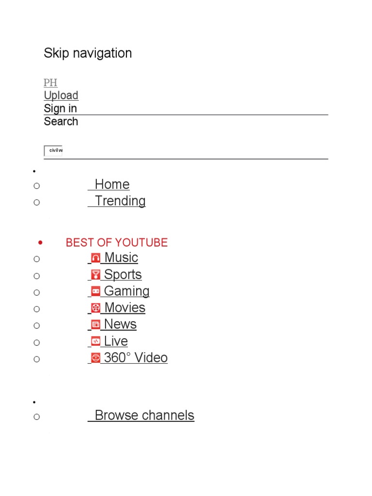 Skip Navigation Home Trending PDF Leisure