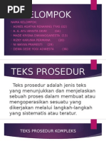 Bindo Teks Prosedur