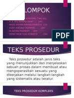 Bindo Teks Prosedur