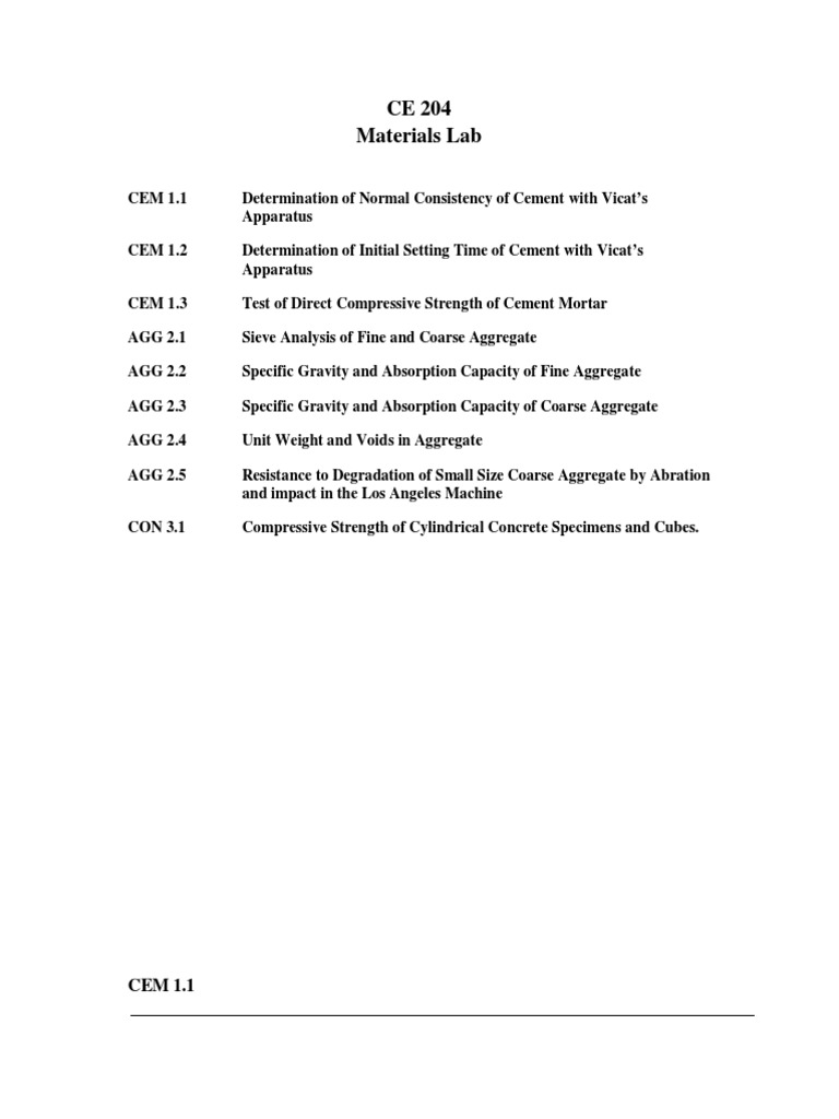 Cement Normal Consistency Testing Guide | PDF | Porosity | Density