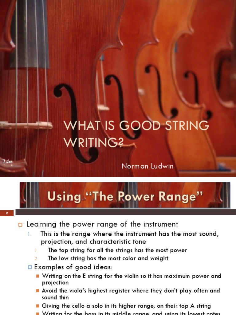14aWhat Is Good String Writing? PDF String Instruments Double Bass
