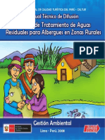 Manual Tecnico de Difusion Sistema de Tratamiento Aguas Residuales en Zonas Rurales PLAN NAC de CALIDAD TURISTICA PERU