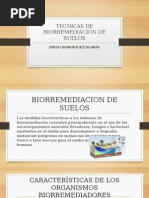 Tecnicas de Biorremediacion de Suelos