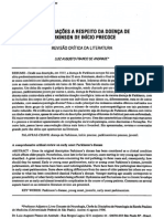 Considerações A Respeito Da Doença de Parkinson de Início Precoce