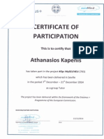 Training Certificates It