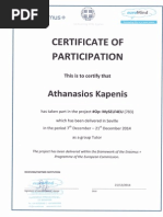 training certificates it