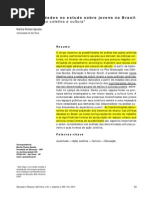 Transversalidades No Estudo Sobre Jovens No Brasil