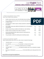 Gs Relative Clauses - Exercises