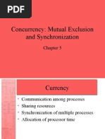 Concurrency: Mutual Exclusion and Synchronization