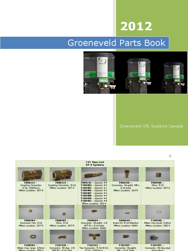 Grease Pump Parts Book PDF Electrical Connector Screw