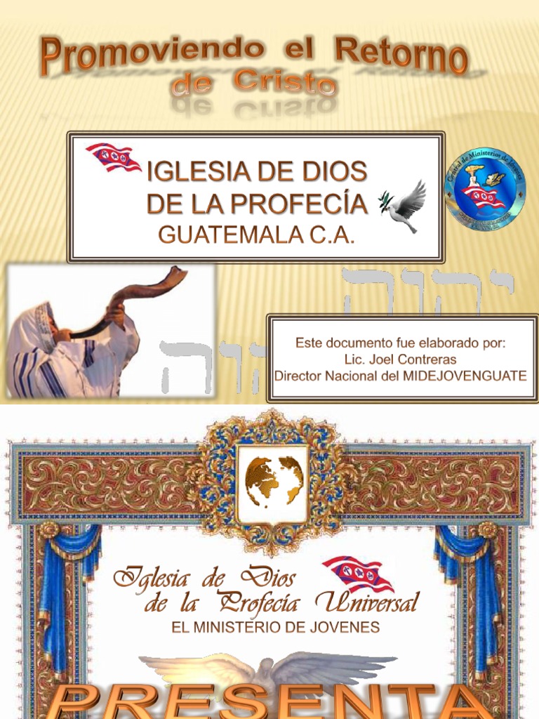 Reseña Histórica de La Iglesia de Dios de La Profecia | Cristo (título