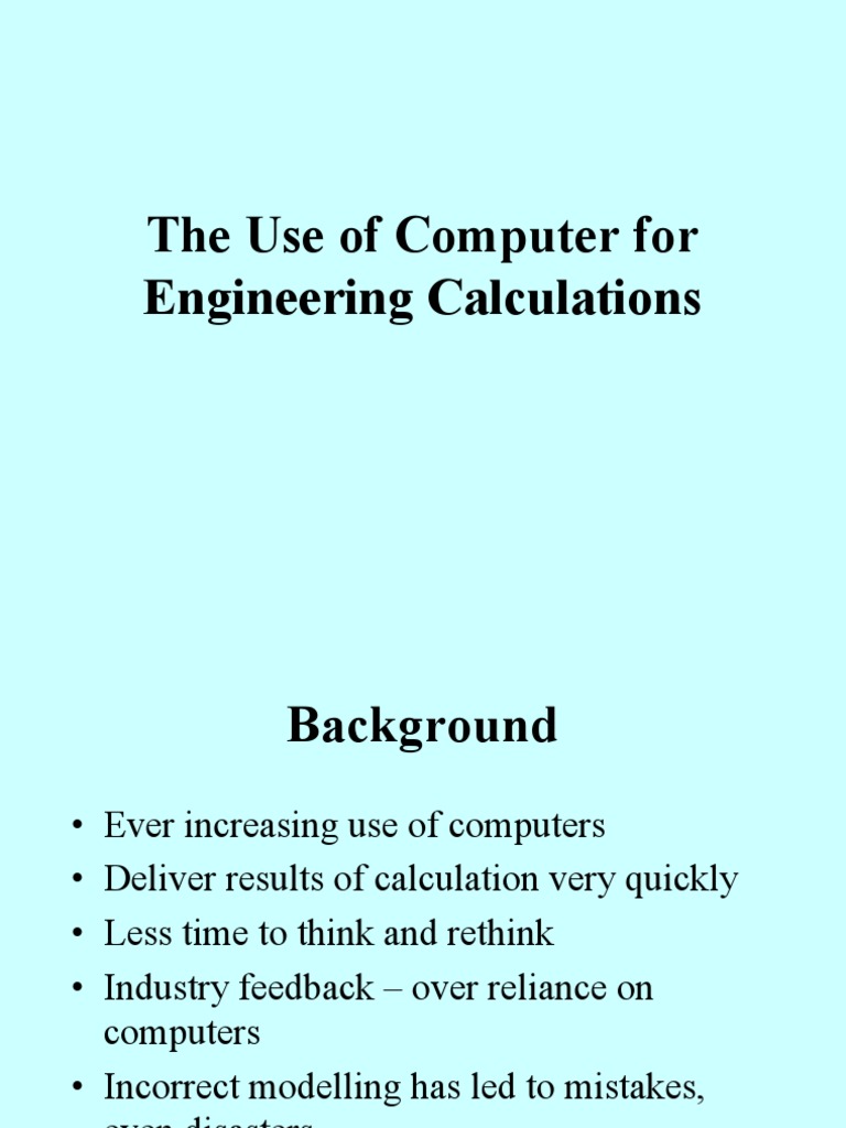 Engineering Calculations with Computers | PDF | Conceptual Model | Bending