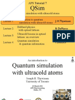 Ultracold Atoms Slides