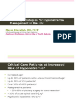 Management of Hyponatremia2