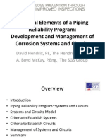 1-Essential Elements of a Piping Reliability Program-Development and Management of Corrosion Systems and Circuits