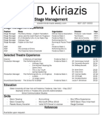 Stagemanagerresume