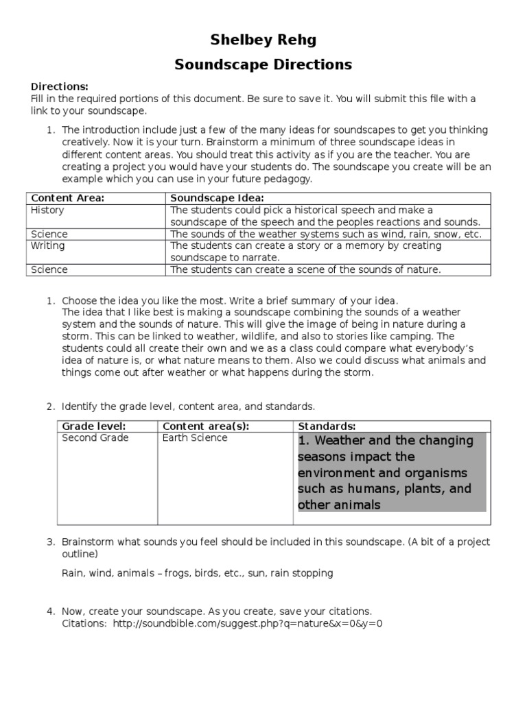 Et347 Soundscape | PDF | Foreign Language Studies