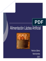 Alimentación Láctea Artificial Enfermeria