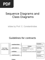 8- Sequence Diagrams and Class Diagrams