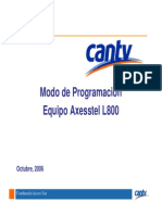 CantvModo Deprogramación EquipoAxesstelL800