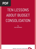Download Jens Henriksson Ten lessons about budget consolidation Bru by posluchac SN2931923 doc pdf