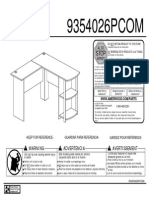 Assembly Instructions For Ameriwood L-Shaped Desk