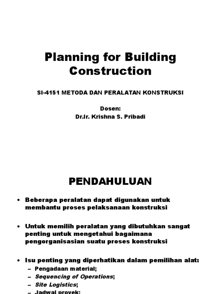Rencana Konstruksi dan Pengelolaan Situs | PDF