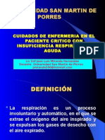 Cuidados de Enfermeria en Insuficiencia Respiratoria Tema 3 Usmp 2012