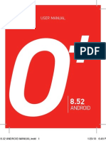 O+ User Manual For 8.52 Android