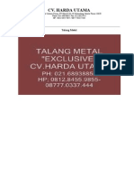 Talang Metal 02168938855